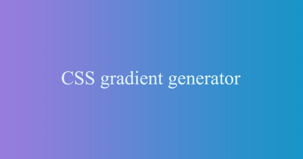 linear-gradient CSSグラデーションジェネレータ [machdesign gradient css generator]